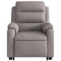 Sillón eléctrico reclinable elevable de tela gris taupe de , Sillones - Ref: Foro24-3205012, Precio: 314,03 €, Descuento: %