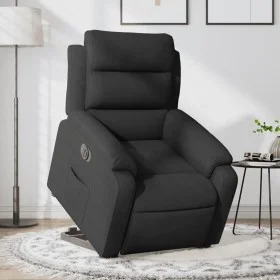 Sillón eléctrico reclinable elevable de tela negro de , Sillones - Ref: Foro24-3205006, Precio: 345,36 €, Descuento: %