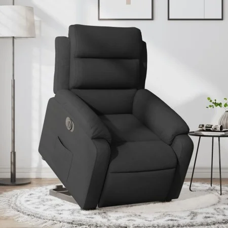 Sillón eléctrico reclinable elevable de tela negro de , Sillones - Ref: Foro24-3205006, Precio: 345,36 €, Descuento: %