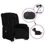 Sillón de masaje elevable eléctrico cuero sintético negro de , Sillones - Ref: Foro24-3205285, Precio: 333,54 €, Descuento: %