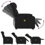 Sillón de masaje elevable eléctrico cuero sintético negro de , Sillones - Ref: Foro24-3205285, Precio: 359,67 €, Descuento: %