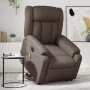 Sillón de masaje elevable eléctrico cuero sintético marrón de , Sillones - Ref: Foro24-3205287, Precio: 395,16 €, Descuento: %