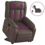 Sillón de masaje elevable eléctrico cuero sintético marrón de , Sillones - Ref: Foro24-3205287, Precio: 395,16 €, Descuento: %