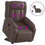Sillón de masaje elevable eléctrico cuero sintético marrón de , Sillones - Ref: Foro24-3205287, Precio: 368,98 €, Descuento: %
