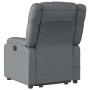 Sillón reclinable de masaje de pie cuero artificial gris de , Sillones - Ref: Foro24-3205160, Precio: 329,31 €, Descuento: %
