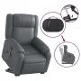 Sillón reclinable de masaje de pie cuero artificial gris de , Sillones - Ref: Foro24-3205160, Precio: 354,68 €, Descuento: %