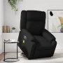 Sillón reclinable de masaje de pie cuero artificial negro de , Sillones - Ref: Foro24-3205157, Precio: 304,91 €, Descuento: %