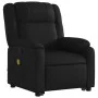 Sillón reclinable de masaje de pie cuero artificial negro de , Sillones - Ref: Foro24-3205157, Precio: 304,91 €, Descuento: %
