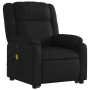 Sillón reclinable de masaje de pie cuero artificial negro de , Sillones - Ref: Foro24-3205157, Precio: 291,09 €, Descuento: %