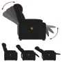 Sillón reclinable de masaje de pie cuero artificial negro de , Sillones - Ref: Foro24-3205157, Precio: 304,91 €, Descuento: %