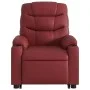 Sillón reclinable de masaje de pie cuero artificial rojo tinto by , Armchairs - Ref: Foro24-3206610, Price: 310,87 €, Discoun...