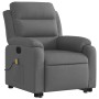 Silla de masaje reclinable de pie de tela gris oscuro de , Sillones - Ref: Foro24-3204993, Precio: 316,68 €, Descuento: %