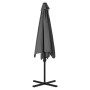 Sombrilla de jardín con palo de acero 300 cm antracita de vidaXL, Sombrillas - Ref: Foro24-44887, Precio: 118,43 €, Descuento: %