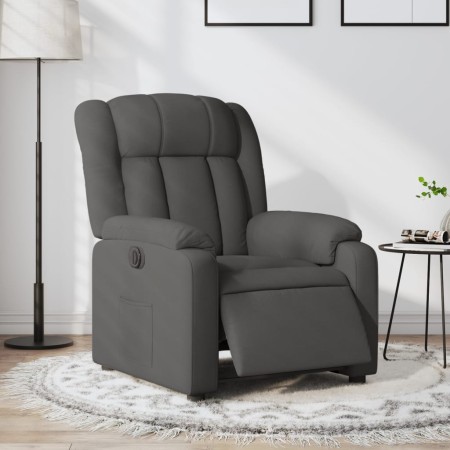 Sillón reclinable eléctrico de tela gris oscuro de , Sillones - Ref: Foro24-3205293, Precio: 258,59 €, Descuento: %