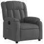 Sillón reclinable eléctrico de tela gris oscuro de , Sillones - Ref: Foro24-3205293, Precio: 258,59 €, Descuento: %