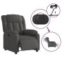 Sillón reclinable eléctrico de tela gris oscuro de , Sillones - Ref: Foro24-3205293, Precio: 266,12 €, Descuento: %