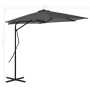 Sombrilla de jardín con palo de acero 300 cm antracita de vidaXL, Sombrillas - Ref: Foro24-44887, Precio: 118,43 €, Descuento: %