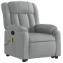 Sillón de masaje reclinable de pie de tela gris claro by , Armchairs - Ref: Foro24-3205328, Price: 305,23 €, Discount: %