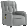 Sillón de masaje reclinable de pie de tela gris claro de , Sillones - Ref: Foro24-3205328, Precio: 288,26 €, Descuento: %