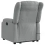 Sillón de masaje reclinable de pie de tela gris claro by , Armchairs - Ref: Foro24-3205328, Price: 305,23 €, Discount: %