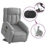 Sillón de masaje reclinable de pie de tela gris claro de , Sillones - Ref: Foro24-3205328, Precio: 288,26 €, Descuento: %