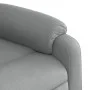 Sillón de masaje reclinable de pie de tela gris claro by , Armchairs - Ref: Foro24-3205328, Price: 305,23 €, Discount: %