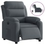 Sillón reclinable eléctrico de terciopelo gris oscuro de , Sillones - Ref: Foro24-3205071, Precio: 277,14 €, Descuento: %