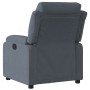 Sillón reclinable eléctrico de terciopelo gris oscuro de , Sillones - Ref: Foro24-3205071, Precio: 277,14 €, Descuento: %