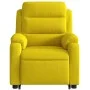 Sillón reclinable elevable terciopelo amarillo de , Sillones - Ref: Foro24-3205099, Precio: 302,43 €, Descuento: %