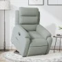 Sillón reclinable elevable terciopelo gris claro de , Sillones - Ref: Foro24-3205092, Precio: 278,64 €, Descuento: %