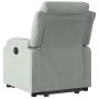 Sillón reclinable elevable terciopelo gris claro de , Sillones - Ref: Foro24-3205092, Precio: 278,64 €, Descuento: %