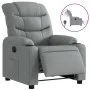 Sillón reclinable eléctrico tela gris claro de , Sillones - Ref: Foro24-3206627, Precio: 255,76 €, Descuento: %