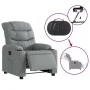Sillón reclinable eléctrico tela gris claro de , Sillones - Ref: Foro24-3206627, Precio: 255,76 €, Descuento: %