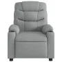 Sillón reclinable eléctrico tela gris claro de , Sillones - Ref: Foro24-3206627, Precio: 255,76 €, Descuento: %