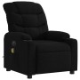 Sillón reclinable de masaje eléctrico tela negro de , Sillones - Ref: Foro24-3206638, Precio: 287,30 €, Descuento: %