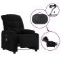Sillón reclinable de masaje eléctrico tela negro de , Sillones - Ref: Foro24-3206638, Precio: 287,30 €, Descuento: %