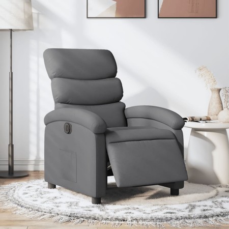 Sillón reclinable eléctrico de tela gris oscuro de , Sillones - Ref: Foro24-3203955, Precio: 249,05 €, Descuento: %