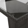 Set de comedor de jardín 9 pzas y cojines ratán sintético negro en Conjuntos de jardín | Comprar online en Foru.es