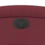 Sillón reclinable eléctrico tela rojo tinto de , Sillones - Ref: Foro24-3203957, Precio: 242,08 €, Descuento: %