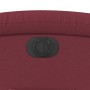 Sillón reclinable eléctrico tela rojo tinto de , Sillones - Ref: Foro24-3203957, Precio: 233,91 €, Descuento: %