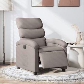 Sillón reclinable eléctrico tela gris taupé de , Sillones - Ref: Foro24-3203962, Precio: 232,50 €, Descuento: %