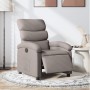 Sillón reclinable eléctrico tela gris taupé de , Sillones - Ref: Foro24-3203962, Precio: 232,50 €, Descuento: %