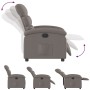 Sillón reclinable eléctrico tela gris taupé de , Sillones - Ref: Foro24-3203962, Precio: 232,50 €, Descuento: %