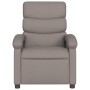 Sillón reclinable eléctrico tela gris taupé de , Sillones - Ref: Foro24-3203962, Precio: 232,50 €, Descuento: %