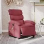 Sillón de masaje reclinable eléctrico tela rojo tinto de , Sillones - Ref: Foro24-3203969, Precio: 254,80 €, Descuento: %