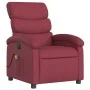 Sillón de masaje reclinable eléctrico tela rojo tinto de , Sillones - Ref: Foro24-3203969, Precio: 254,80 €, Descuento: %