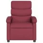 Sillón de masaje reclinable eléctrico tela rojo tinto de , Sillones - Ref: Foro24-3203969, Precio: 254,80 €, Descuento: %