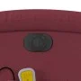 Sillón de masaje reclinable eléctrico tela rojo tinto de , Sillones - Ref: Foro24-3203969, Precio: 254,80 €, Descuento: %