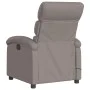 Sillón reclinable de masaje eléctrico tela gris taupe de , Sillones - Ref: Foro24-3203974, Precio: 257,92 €, Descuento: %