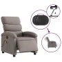 Sillón reclinable de masaje eléctrico tela gris taupe de , Sillones - Ref: Foro24-3203974, Precio: 257,92 €, Descuento: %